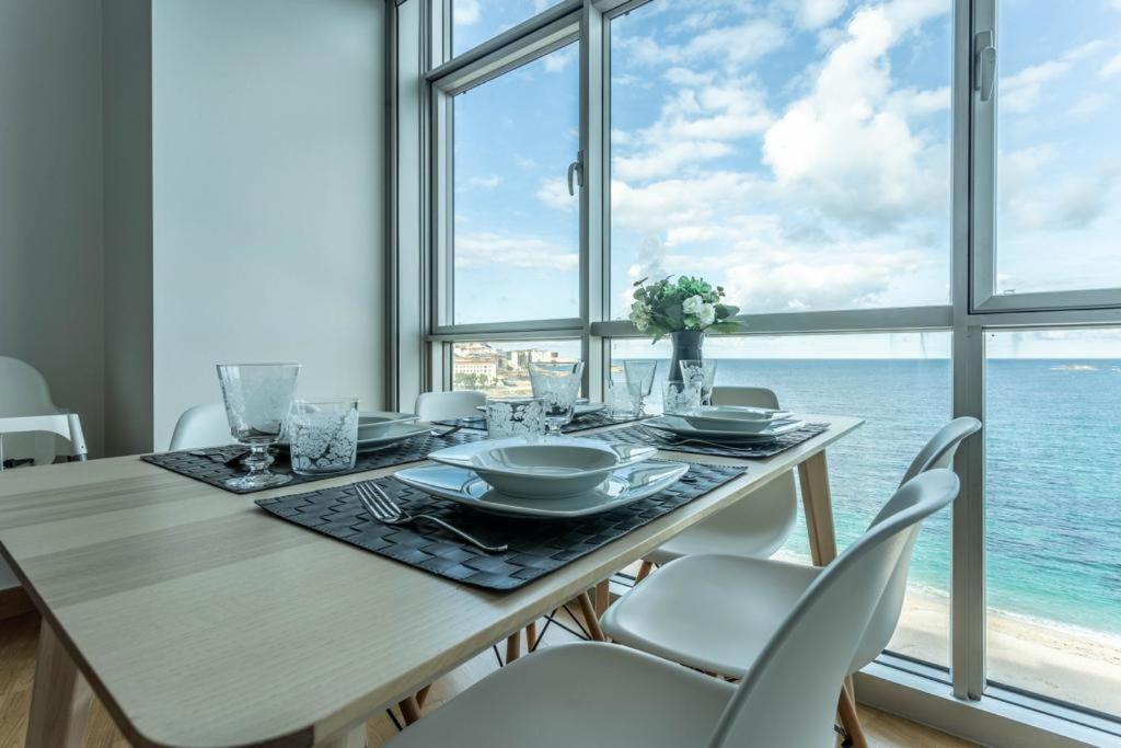 Vivienda Con Increibles Vistas A La Playa De Riazor Appartement A Coruña Buitenkant foto